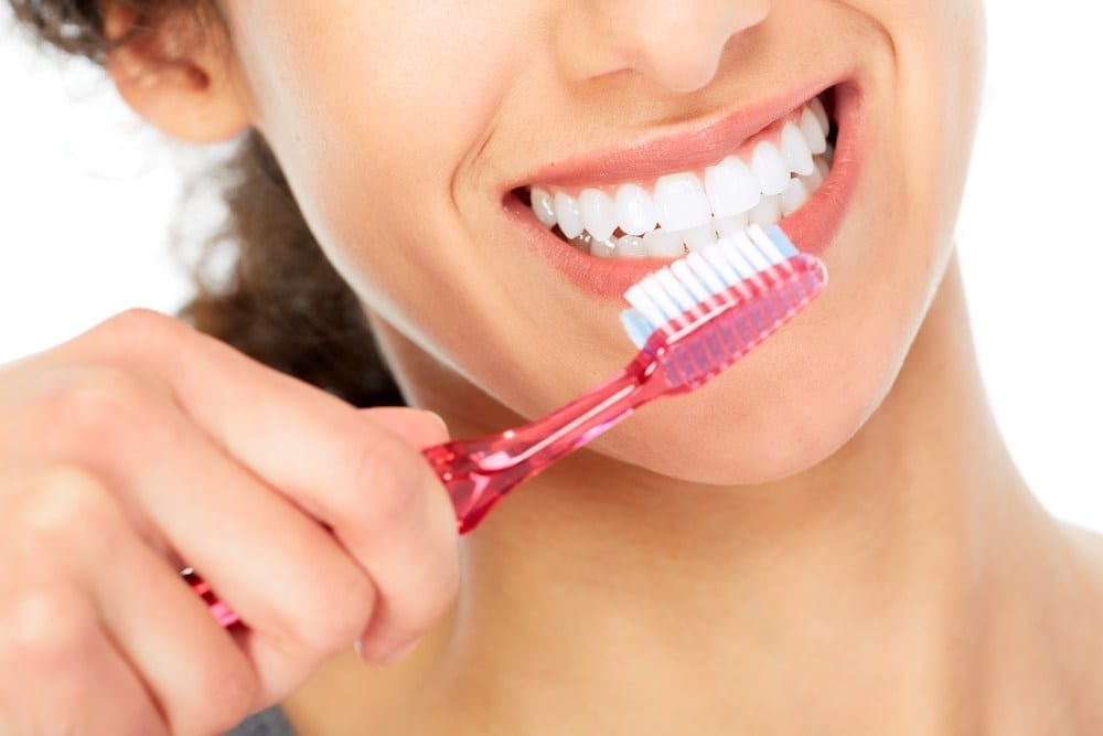 brushing your teeth