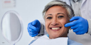 Woman with a healthy smile